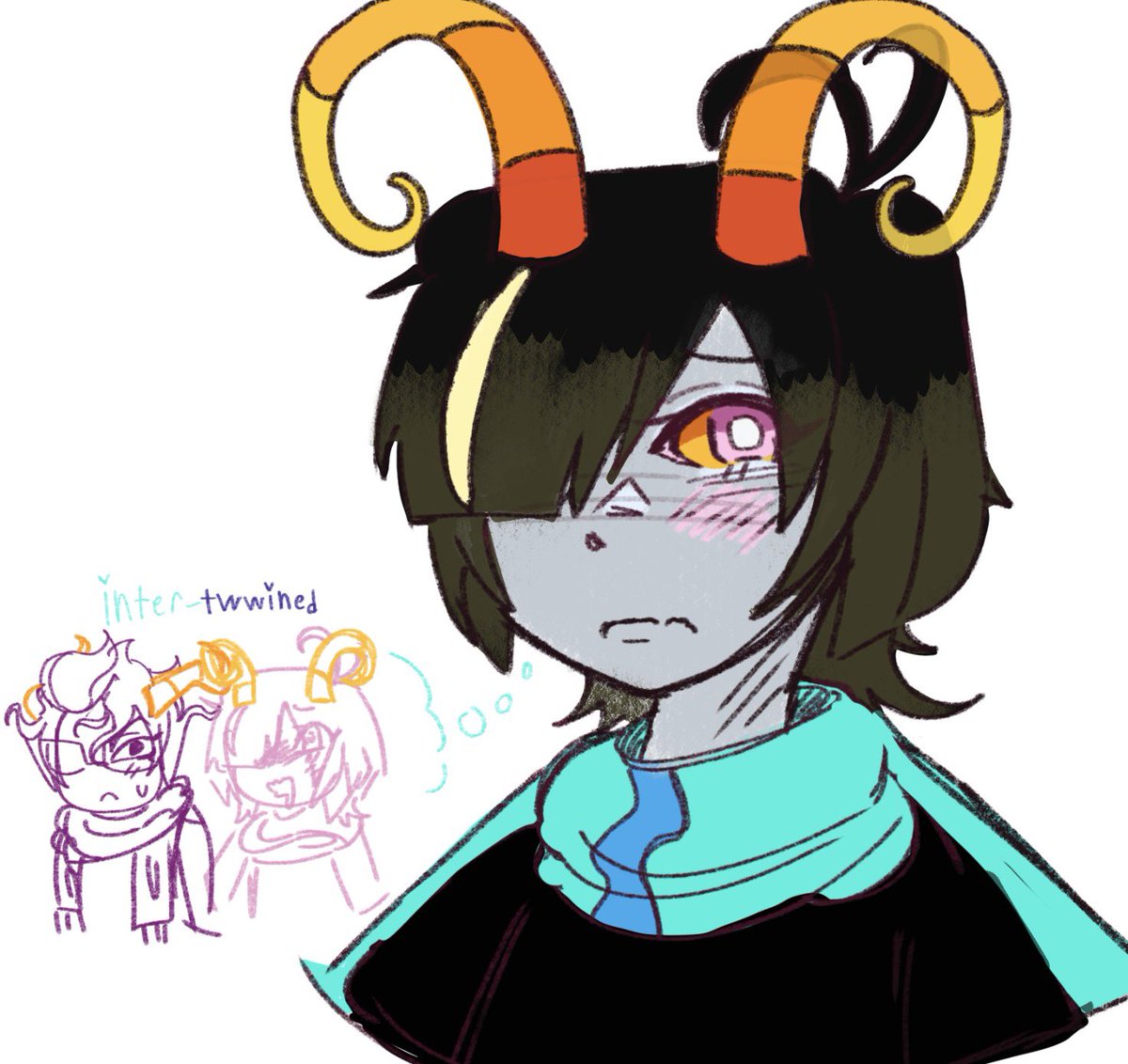 yunaailos's tweet photo. Hhelloโฆmy troll oc his name is verlin armani..uh ..heh
#hstwt #homestuck #trolloc #homestucktroll https://t.co/RbkIWGft0H