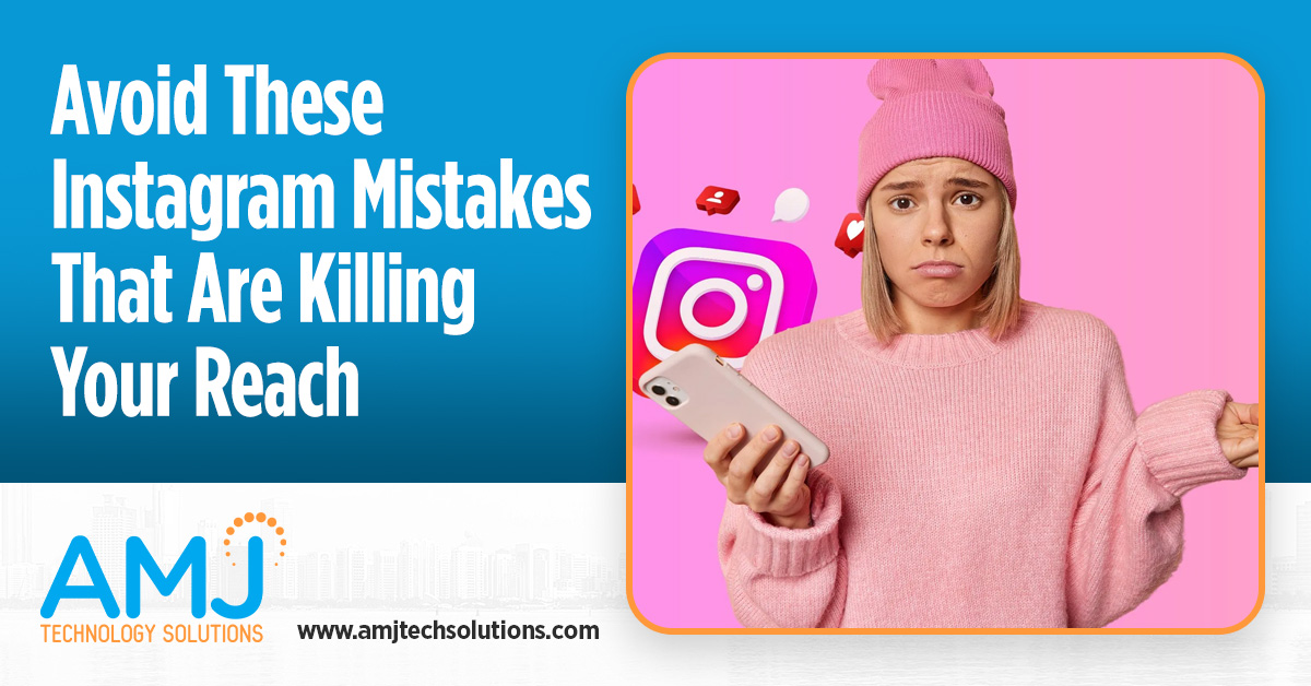 amjtechsolution's tweet photo. If your posts aren’t getting the visibility or #Instagram engagement they deserve, you could be making one or more critical mistakes.

Let’s break them down, and fix them: https://t.co/adc03uyEeT 

#technology #techsolutions #socialmedia #AbuDhabi #Dubai #UAE https://t.co/jErvQOi2ZZ