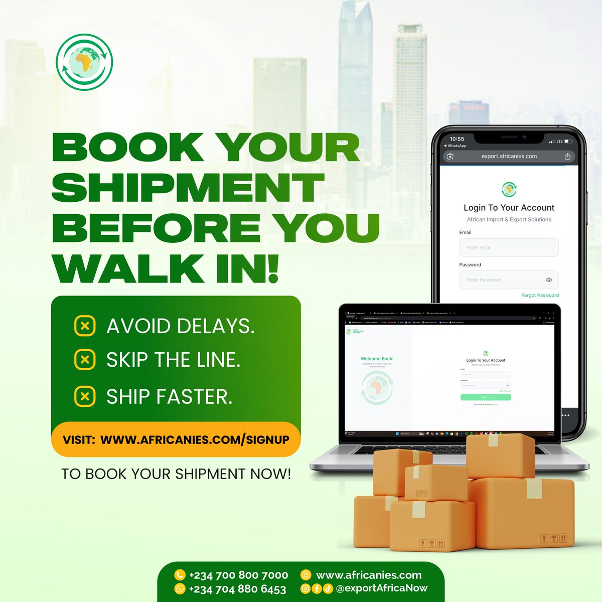 ExportAfricaNow's tweet image. Make your visit smooth from the moment you walk in.

Book your shipment online before coming so everything is ready for you. Faster service, no stress, easy process.

Get started: vist.ly/4ygup

#Export #FastDelivery #AffordableShipping #SellOnAmazon #Earnindollars