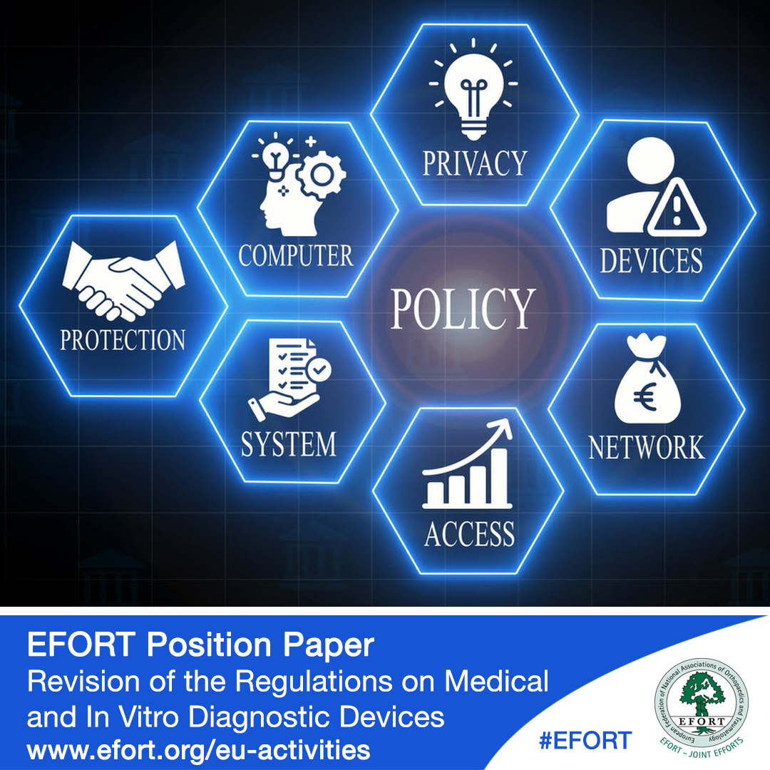 EFORTnet's tweet image. #EFORT welcomes the EU Commission’s #MDR revision (2025/0404) but warns: Innovation must not bypass Safety 🛡️

✅SMEs &amp;amp; WET pathway support
⚠️ Concern Class III devices"equivalence"
📊 Call for #RegistryData to monitor outcomes

🔗 efort.org/mdr_position_p…

#HealthPolicy #EUHealth
