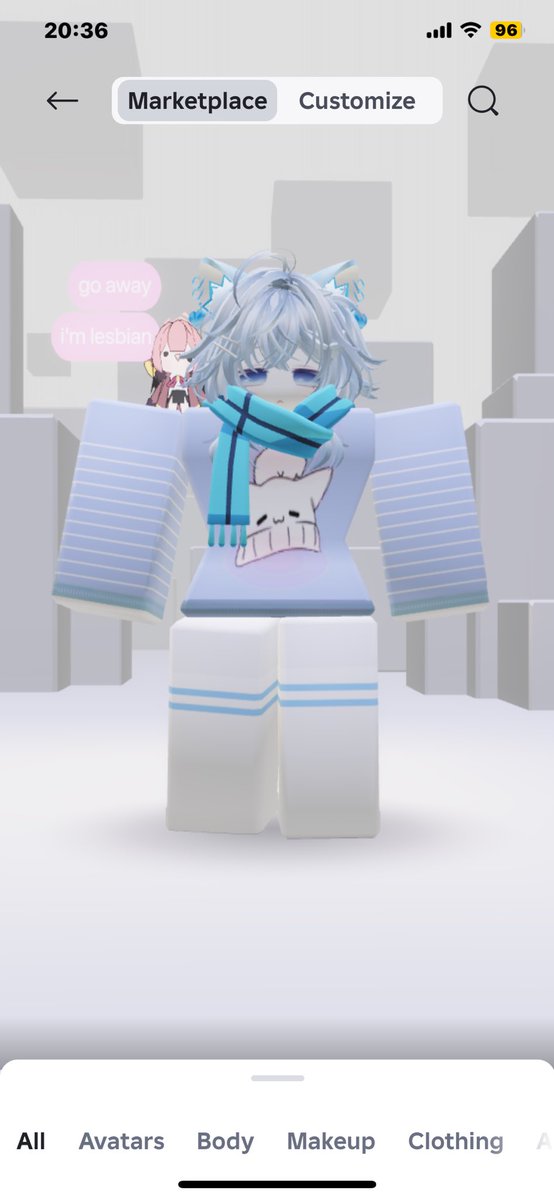 Hifumii_chan1's tweet photo. bé avatar nhỏ xíu này muốn được mọi người vẽ lại 🥺💙
chắc sẽ đáng yêu lắm luôn á 😭✨

this tiny avatar wants to be drawn by you 🥺💙
it would be so cute in your style 😭✨

#drawthisinyourstyle #DTIYS #artistsonX #arttrend #roblox https://t.co/aA19xxePmb
