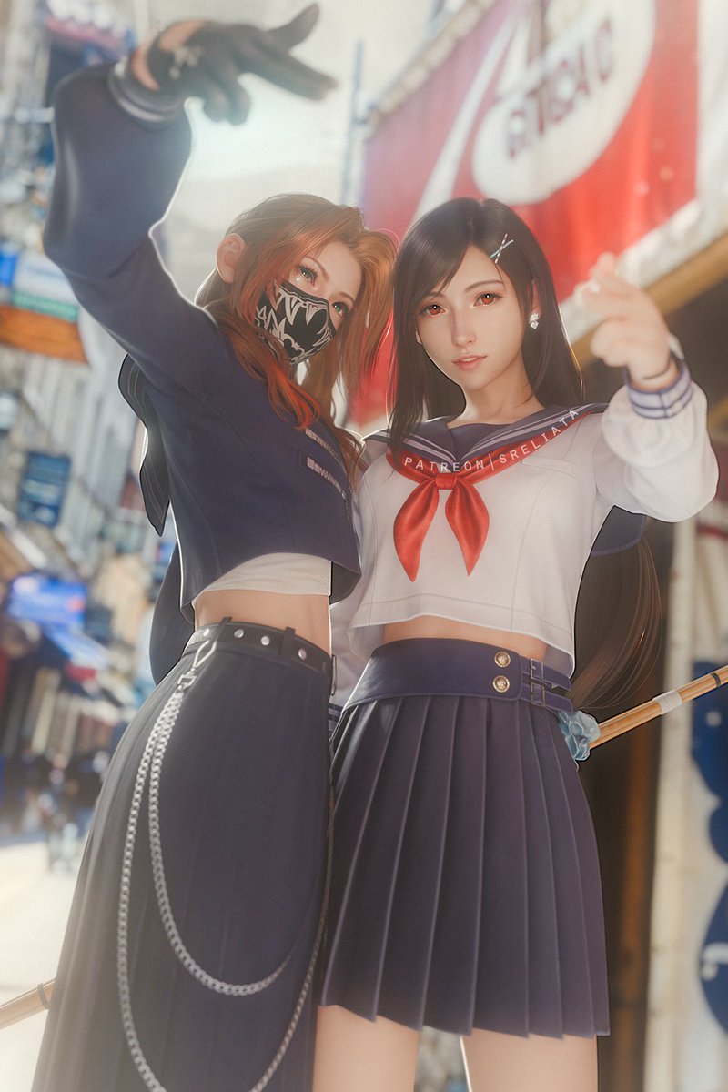 Sreliata's tweet image. Just two school girls having fun! ♥