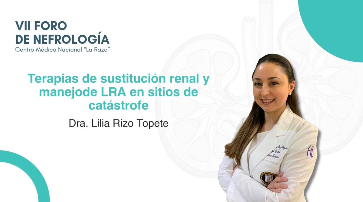 nefrocmnlr's tweet photo. Agradecemos por esta maravillosa ponencia a la Dra. Lilia Rizo @DraMarili https://t.co/1pZtakG6BW