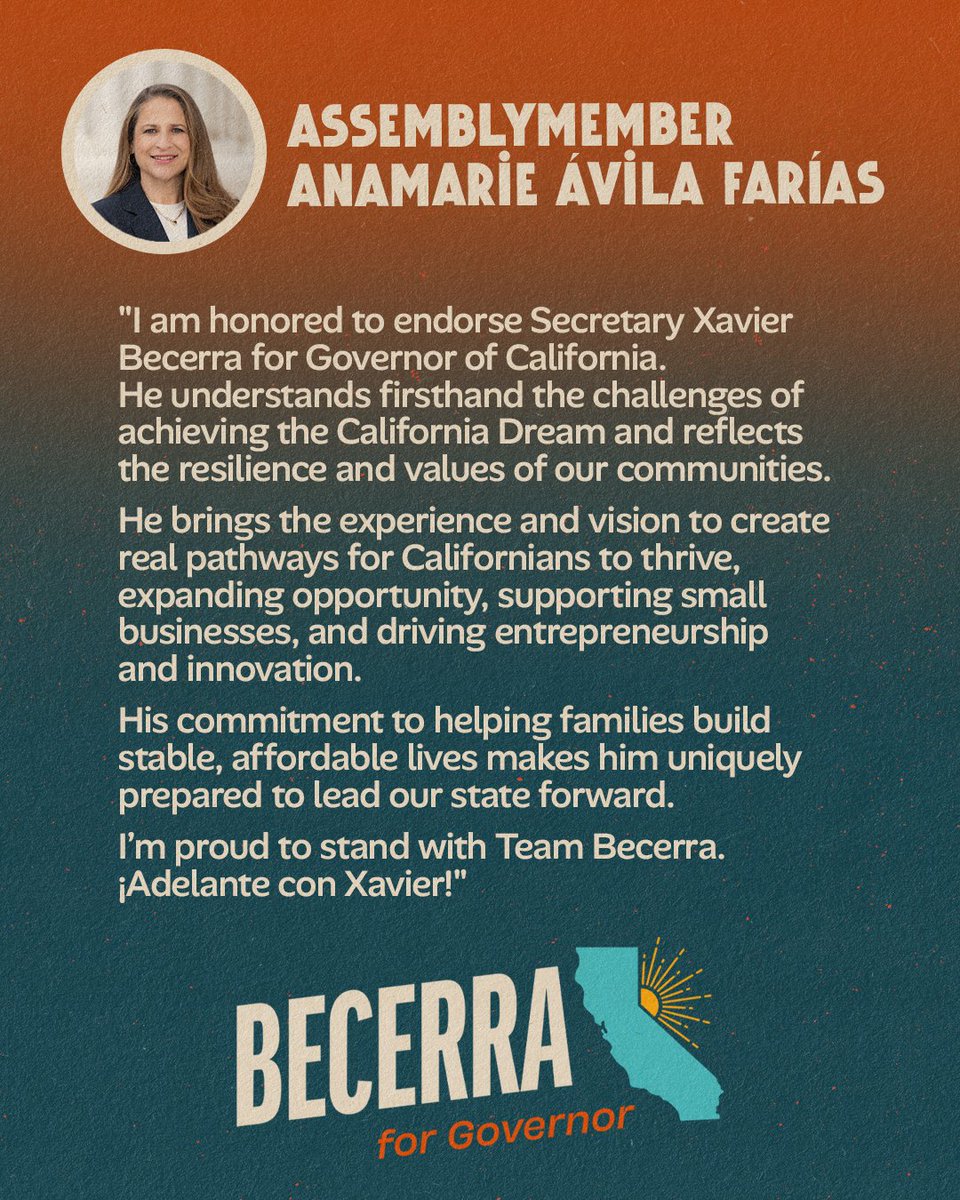 Xavier Becerra tweet media