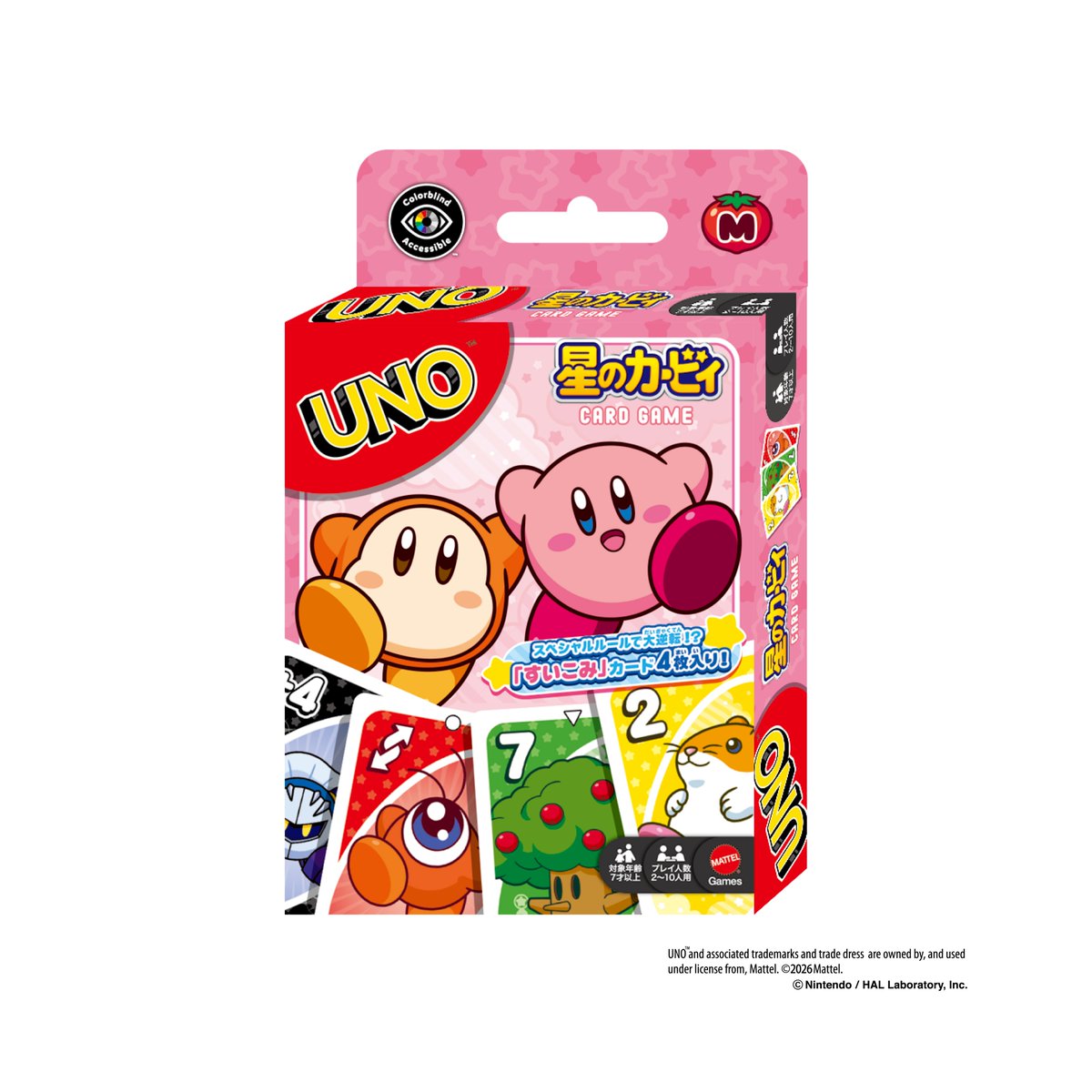 新商品予約情報～☆
カービィのアイテムが予約開始☆⌒( ' ヮ' )っ

星のカービィ
ウノ

＜発売予定＞
2026年7月

☟商品情報☟
enskyshop.com/products/list?…

#カービィ #エンスカイ