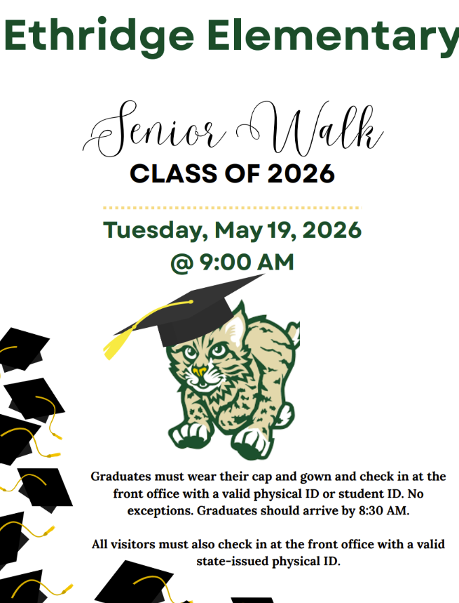 Ethridge_Bobcat's tweet photo. We can't wait to see all our Graduating Bobcats!!! 🎓 https://t.co/CyJNnxjumB