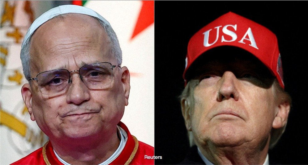 nacholozano's tweet image. “El corazón de nuestro Padre no está con los malvados, con los prepotentes, con los soberbios”, este fue el mensaje que publicó el #papa León XIV en medio de la polémica con el presidente de Estados Unidos, Donald #Trump.

El papa León ha sido uno de los principales críticos de