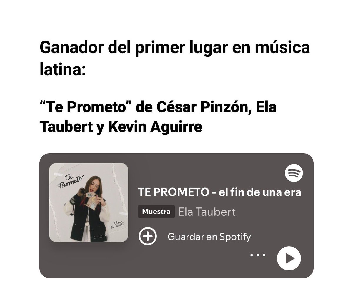 Ela Taubert Charts tweet media