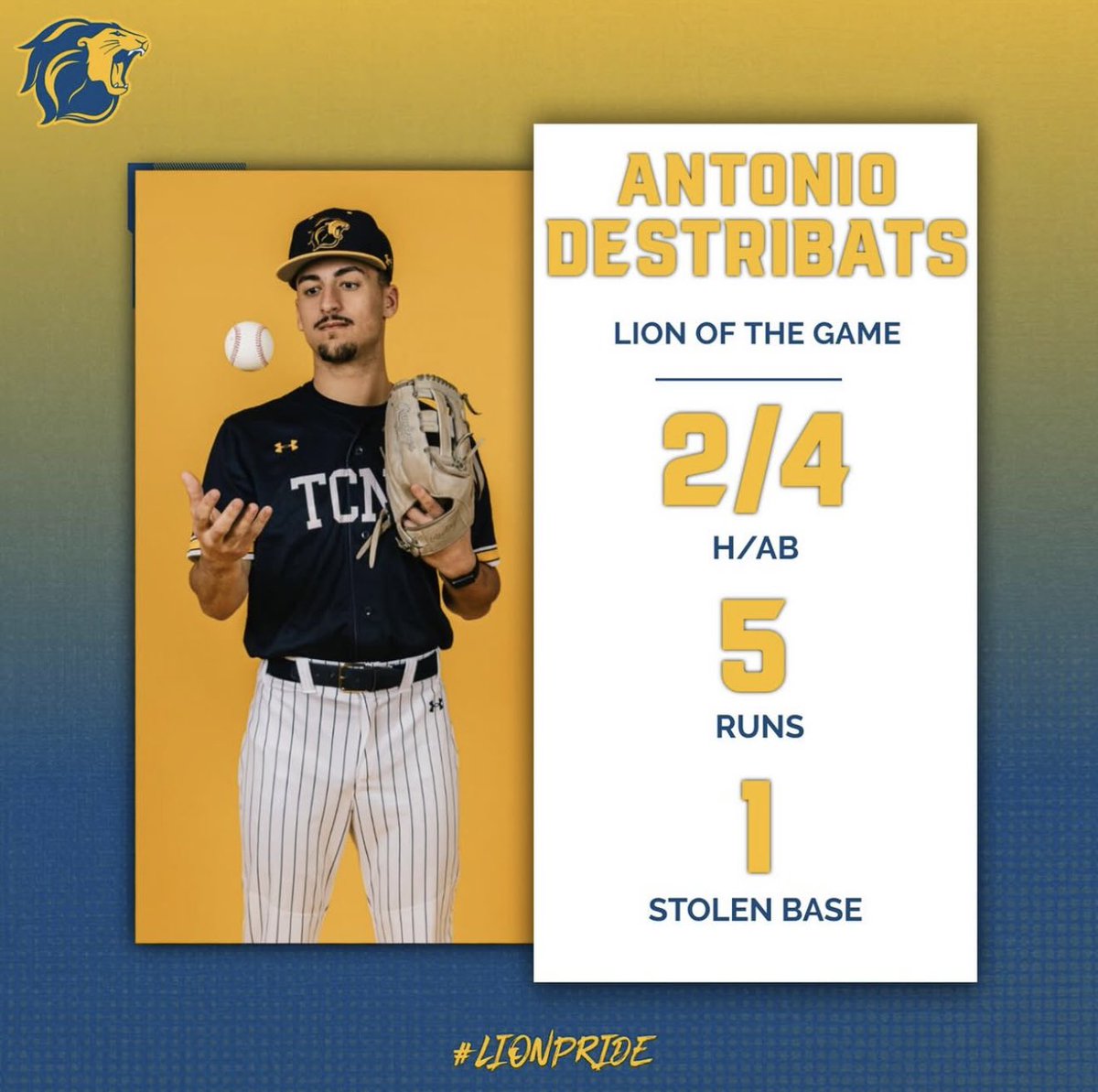 TCNJ BASEBALL tweet media