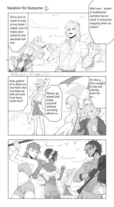 I drew this because my wild imagination wouldn't stop before the actual event was implemented. So, the content is completely different from the official event, just so you know! ∠( ᐛ 」∠)_

#IdentityV 