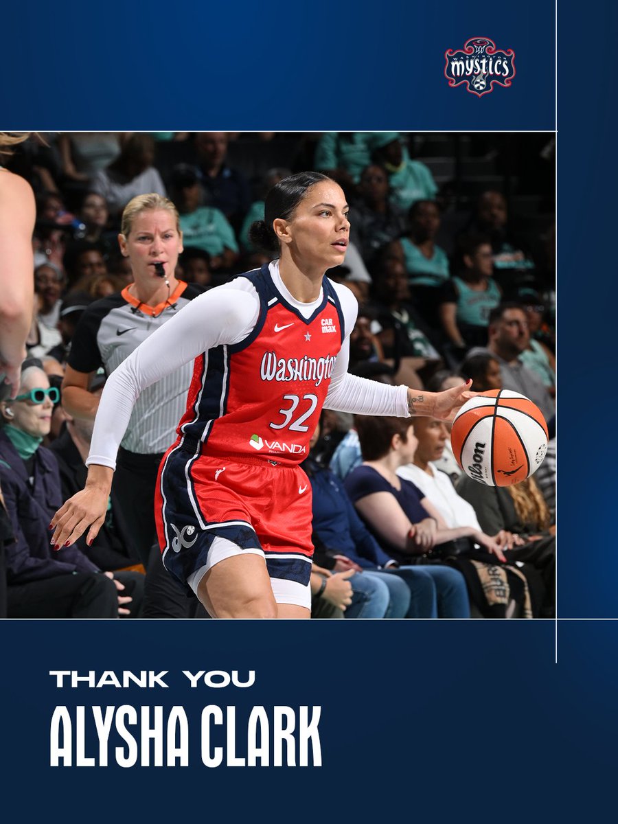 WashMystics's tweet image. Thank you, AC! Best of luck with Dallas.