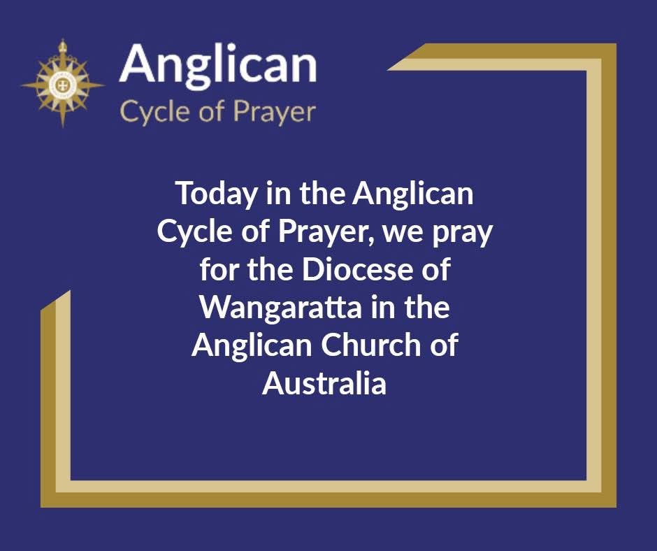 Anglican Cycle of Prayer (April 14, 2026)

We join the <a href="/AnglicanWorld/">Anglican Communion</a> to pray for the Diocese of Wangaratta in the Anglican Church of Australia.

#PrayerIsKey #ACYN #anglicancommunion