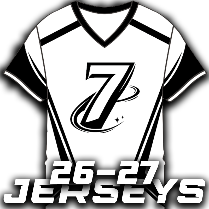 SevenLivesGG's tweet photo. LADIES AND GENTLEMEN, I GIVE YOU.....

OUR 2026 JERSEYS. 

We have spent a long time designing these and making sure they are up to our standards. While they are simple, that's how we wanna keep it. We would rather show off on our gameplay! Keep an eye out for more information. https://t.co/ckCYC652Yc