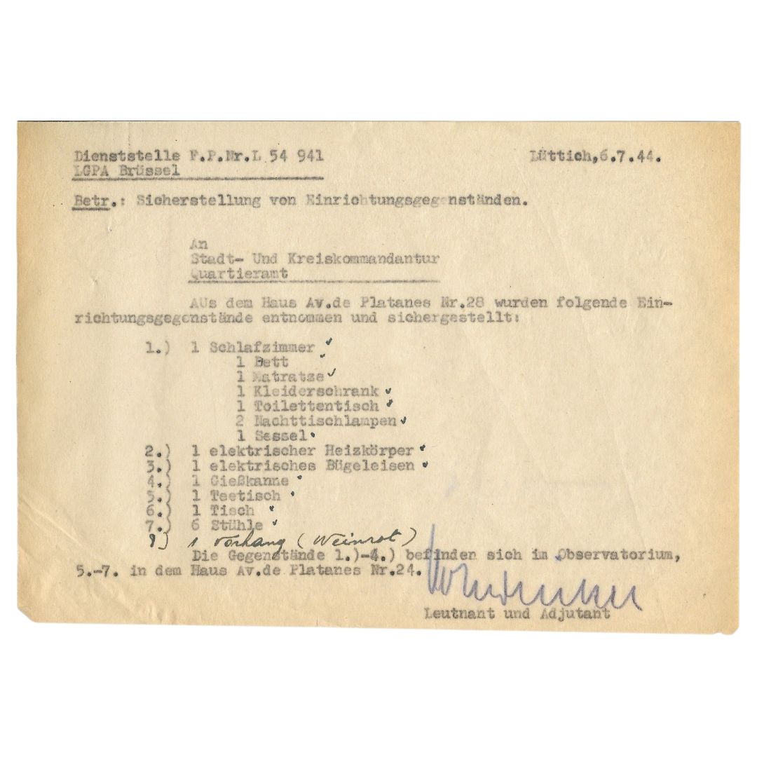 militariabe's tweet photo. 📜  German Document – Seizure of Household Goods Liège (Lüttich) – 1944
👉 https://t.co/ejsmEus8xf
👉 https://t.co/QIXvlzxkWt 

#militariabelgium #militaria #wwi #wwii #ww1 #ww2 #militaryhistory #militariacollector #militariacollection #ww2history #buyandsell https://t.co/u3jaTACnNe