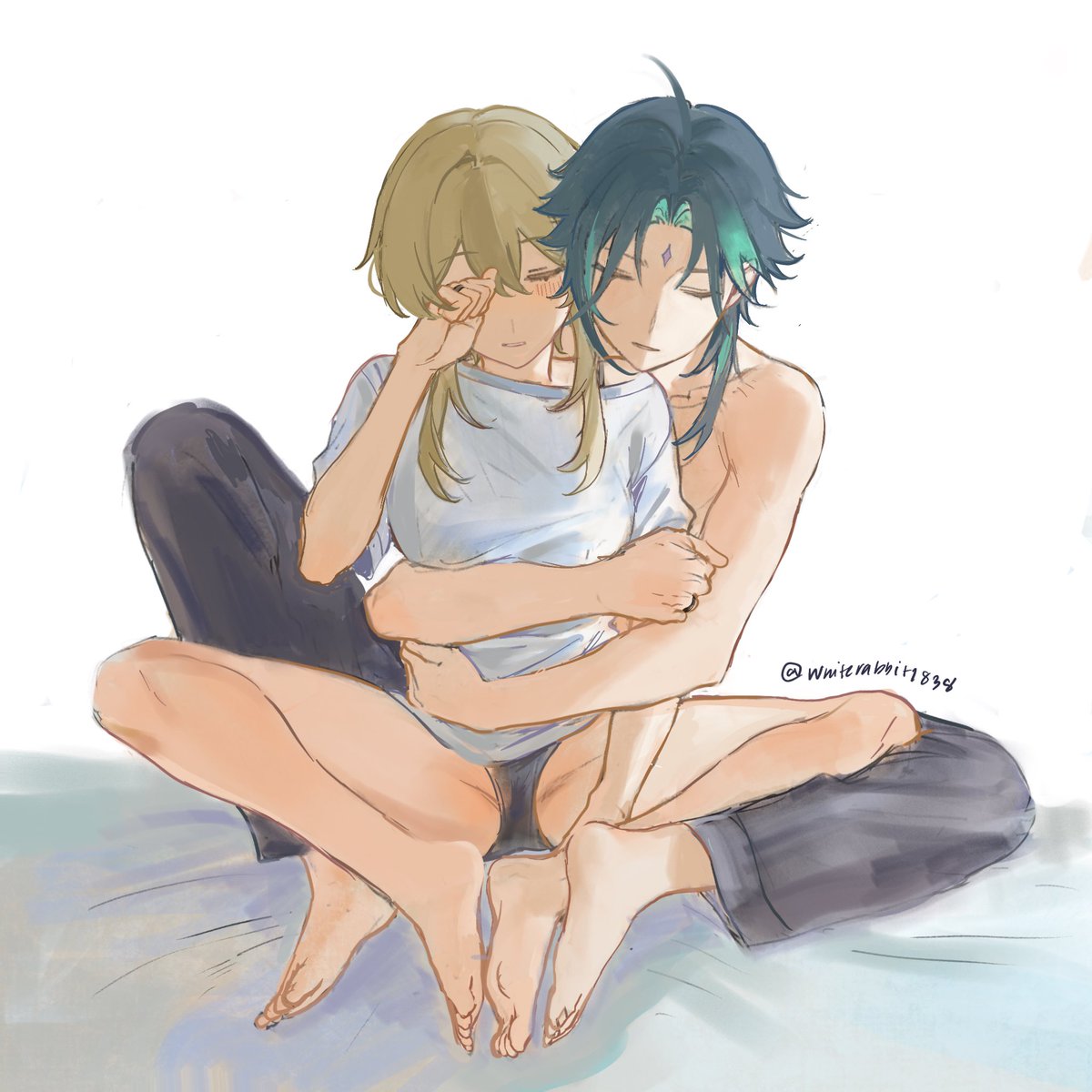 whiterabbit1838's tweet image. Lazy mornings
#xiaolumi