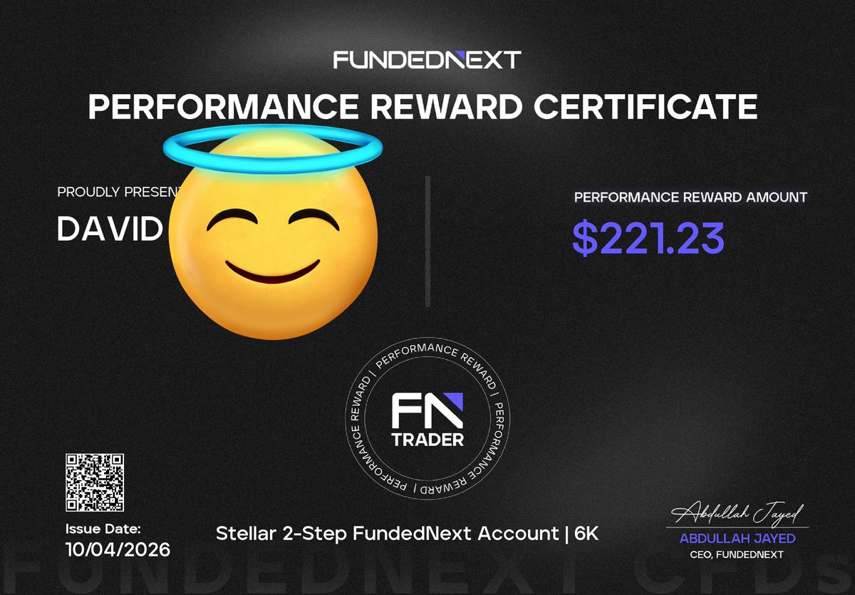 BigDave070's tweet photo. My First ever payout received from @FundedNext. A first of many and many more to come #Believe 
All thanks To God
#payout #forex #XAUUSD #Goddid #BlessedWeek #firstofmany https://t.co/alj2idVhWI