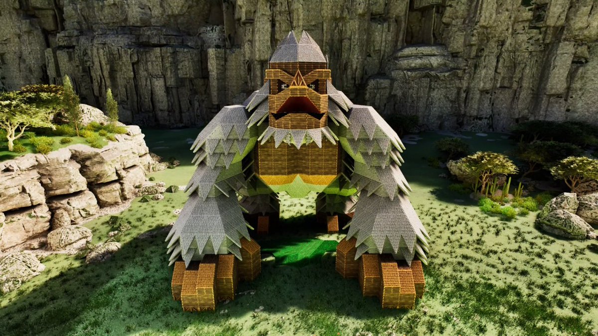 survivetheark's tweet image. Take a look at this amazing Megapithecus build by tsukumono01 on Discord! 
The creativity and detail put into it are truly amazing!