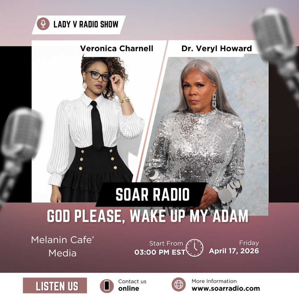 🎙️ The Lady V Radio Show welcomes Dr. Veryl Howard to Soar Radio. She is an Apostle, a Visionary, an Actress, an Author, and a Artist Manager. She is a woman dedicated to helping others walk boldly in their purpose. Through her work, she continues to impact lives, challenge