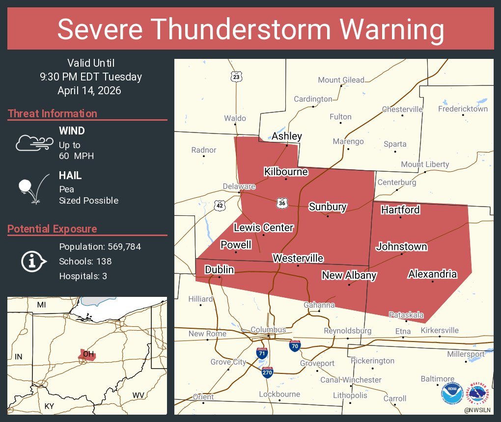 NWS Wilmington OH tweet media