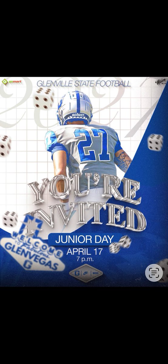 kanewilliams45's tweet photo. Proud to be invited to the Gvegas Junior day this Friday!
@CoachDrake50 
@Akingwvu 
@CoachBiserMHS 
@GlenvilleStFB https://t.co/fZ8y8my1hN
