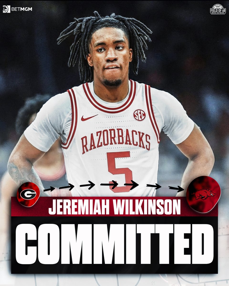 NEWS: Georgia transfer Jeremiah Wilkinson has committed to Arkansas, per multiple reports.

The former ACC 6th Man of the Year averaged 17.4 points and 2.0 rebounds per game with the Bulldogs this season.