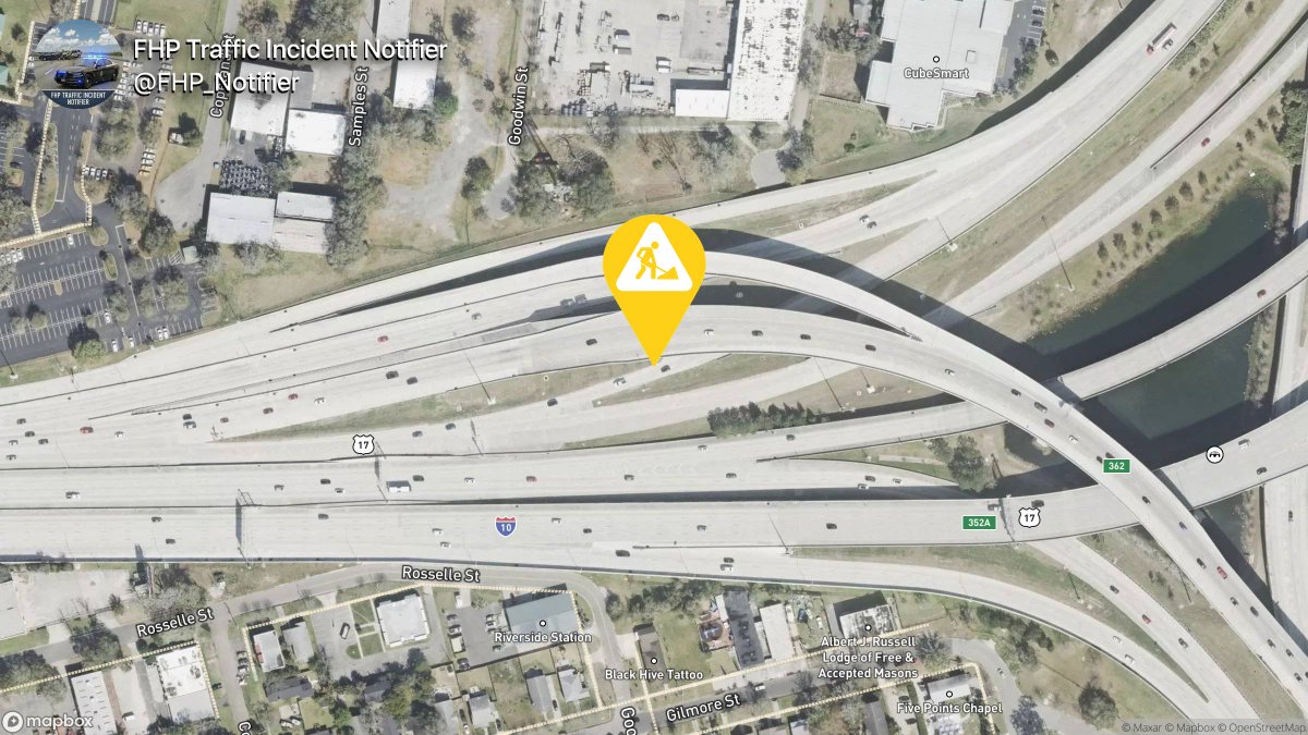FHP_Notifier's tweet image. Alert: Construction

Location: Forest St Ramp &amp;amp; I-10 WB @ Entrance 362, Duval County
Remark: Ramp Is Closed
Reported: 8:52 PM
Coordinates: 30.3211211594203, -81.6848954228281