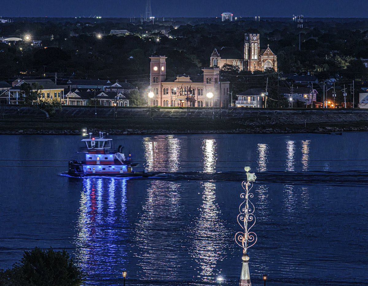 Night at Algiers Point, New Orleans