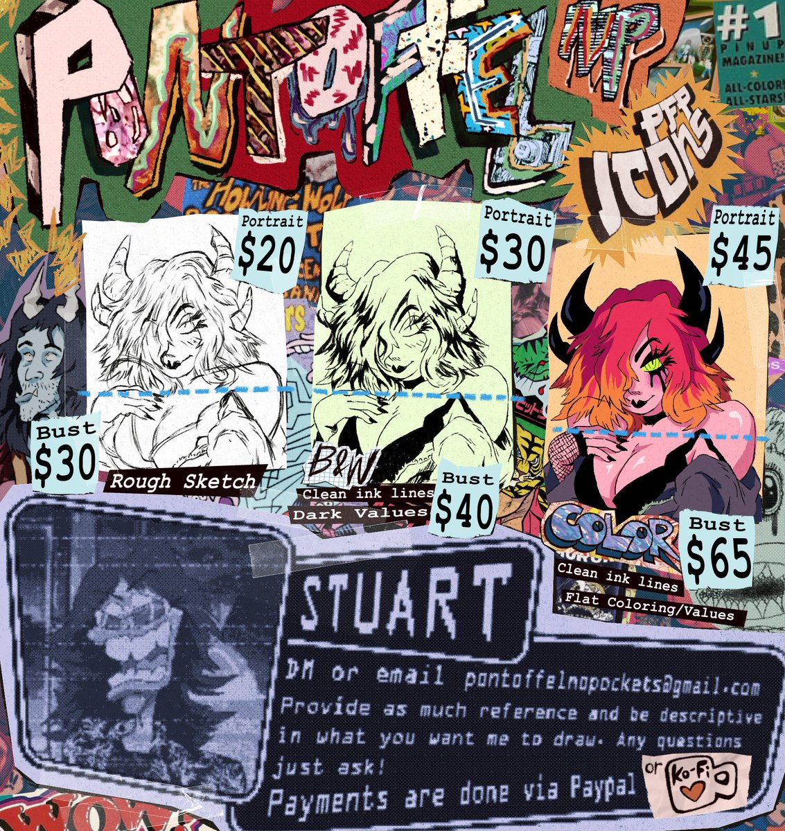 pontoffelnp's tweet image. Portfolio Day. Commissions open! Open to freelance art roles! Dm or email me⚡️🛸