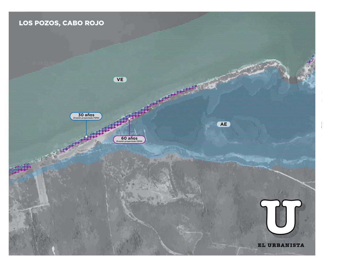 El Proyecto de la Cámara 25 le quita playa al país:

❗ 45m en Los Almendros, Rincón
❗ 371m en Las Dunas, Isabela

Y a cambio, ¿qué trae?
Más riesgo. Más presión sobre sistemas costeros. Más vulnerabilidad.

Esto no es desarrollo. Es retroceso.

La costa no se negocia.