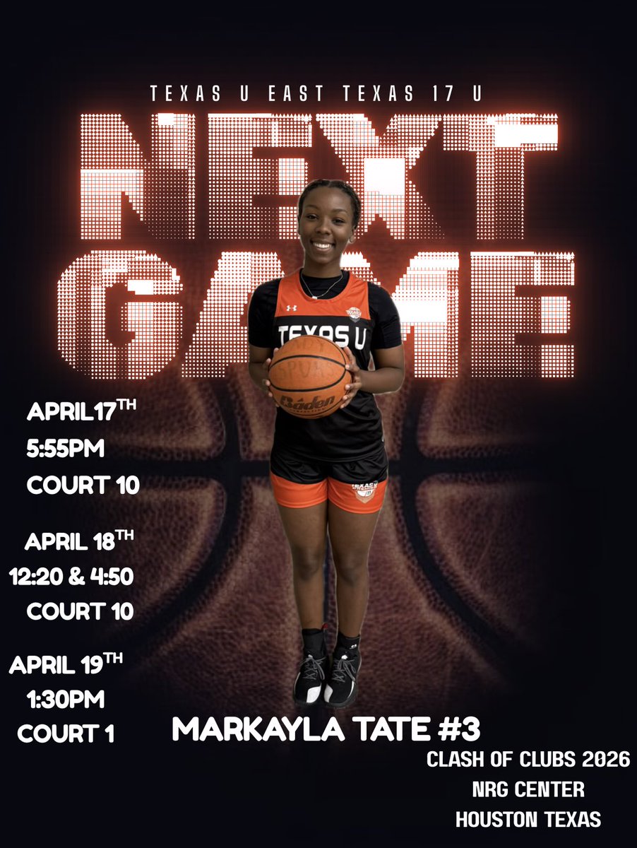 Not_Markayla's tweet photo. Come check us out this weekend at the Clash Of Clubs tournament at Houston NRG. Watch this hard working group of young ladies compete!! https://t.co/R9g5ATdOc1
