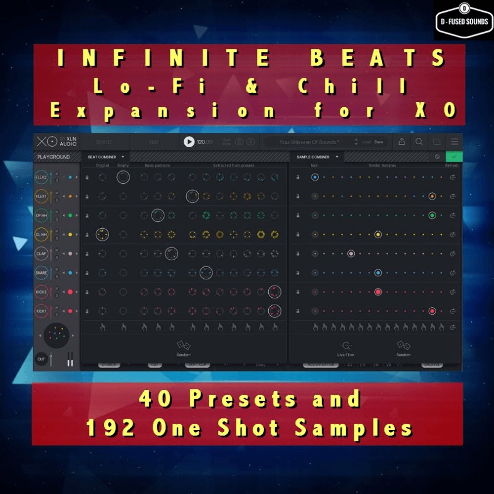 soundshockaudio's tweet image. Need lo-fi XO kits? Infinite Beats: Lo-Fi &amp;amp; Chill for XO is $19 instead of $38. 40 presets + 192 samples. soundshockaudio.com/deals/infinite… #MusicProduction #XO #LoFiHipHop