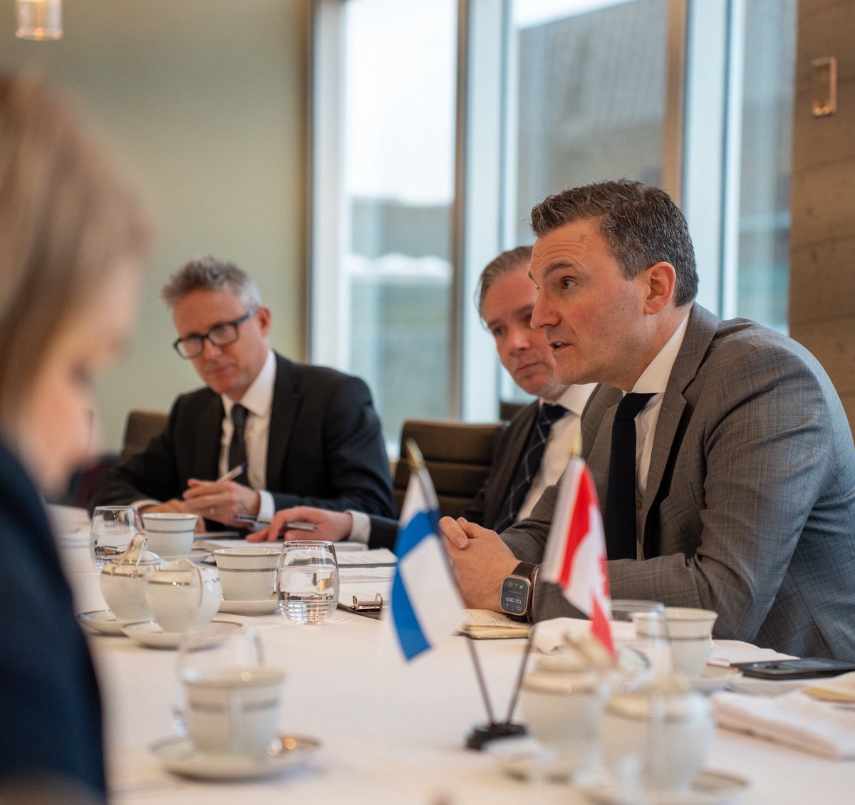 Canada and Finland took another step forward today in cooperation on sovereign technology and AI, grounded in democratic values, human rights, and responsible innovation.

Great to meet with Finland’s Minister of Economic Affairs, Sakari Puisto, in Ottawa today.

Together, we’re