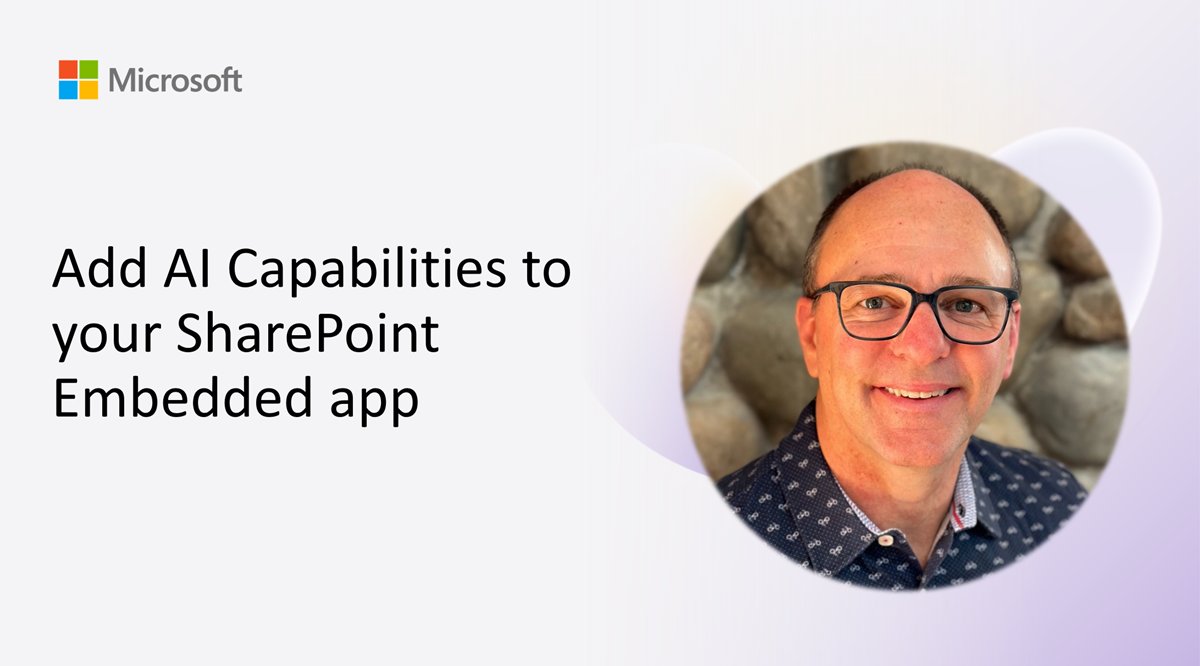 SharePoint's tweet image. 💡 What if your #SharePointEmbedded app could summarize documents and extract key dates automatically?

@pucelik demonstrates how to use the Retrieval API and semantic index to add contextual #AI and #Copilot-style (cont) msft.it/l/6019QCc2f