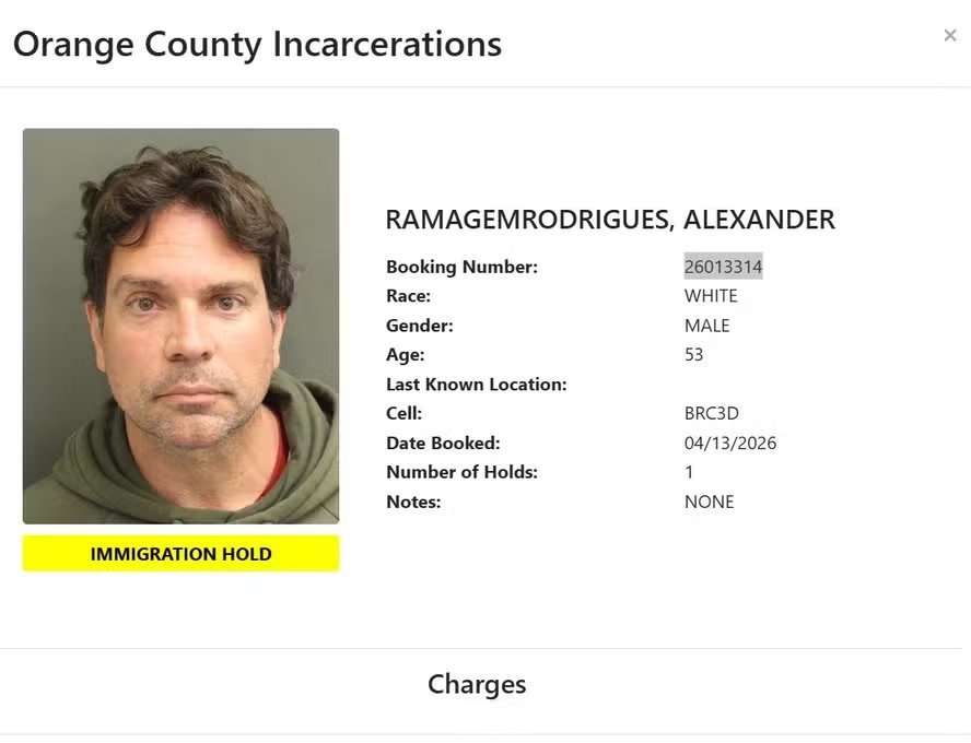 Mais um COVARDE FUJÃO, preso nos EUA.