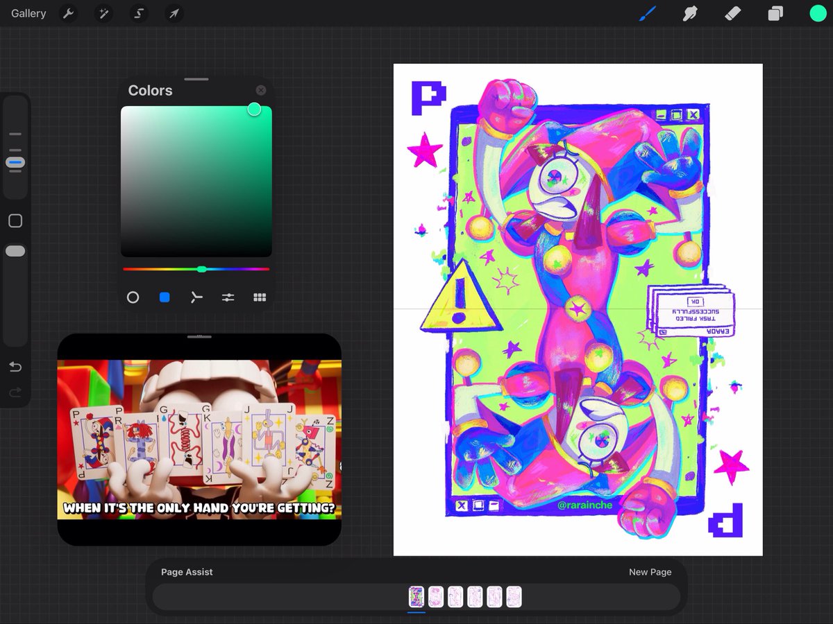 rarainche's tweet photo. Ando haciendo photocards para regalar el día del estreno del capítulo final de Digital Circus uwu
Ya me dió hueva hacer a los otros 6 mensos ywy

#tadc #pomni https://t.co/S6AwC5Mhp9