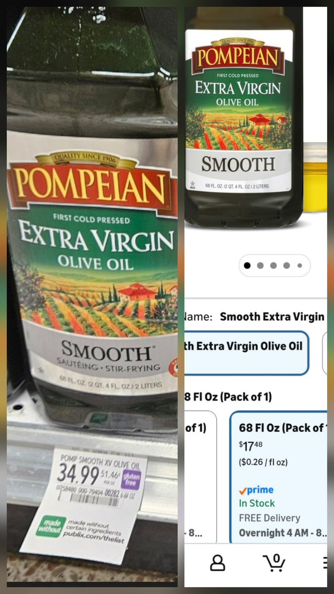 kevcanache's tweet photo. @orlfoodie This was os February. Publix vs Amazon. https://t.co/pQSY1FQPB4