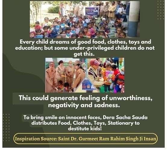 MrRandhir_777's tweet photo. छोटी-सी दया, किसी मासूम की पूरी दुनिया रोशन कर देती है ✨
Saint Gurmeet Ram Rahim Ji की प्रेरणा से डेरा सच्चा सौदा के सेवादार जरूरतमंद बच्चों के चेहरों पर मुस्कान ला रहे हैं 🙏

#BeTheReason https://t.co/TBrJrlCUFq