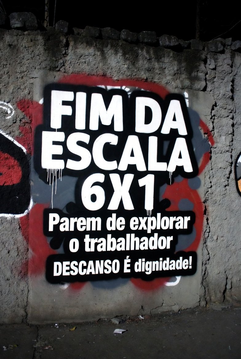 Precisamos pressionar o congresso para que nossas reivindicações sejam aprovadas, é pressionando que nos ouvem.

6X1 NÃO É VIDA
TRABALHO COM DIGNIDADE