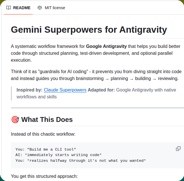 tom_doerr's tweet image. Structured AI coding workflows with guardrails

github.com/anthonylee991/…