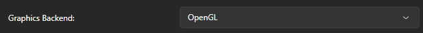 OtpStrafe's tweet photo. @Da_Deenosaur i think i just found the solution to this bug with amd, just change the "Graphics Backend" to OpenGL, this fix the bug for me with a Ryzen 5 5600g https://t.co/7cpRWvpXiJ