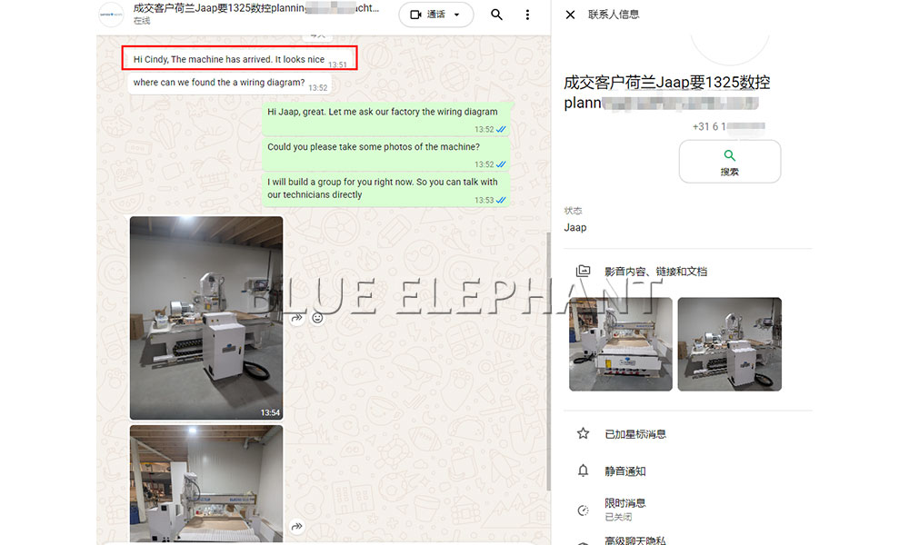ElephantCnc's tweet image. 🥳🥳🥳Our Dutch customer has successfully received his 1325 CNC router!

☎Our contact information:
elephant-cnc.com 
Whatsapp: +86-15064026772
#cncrouter #cncroutermachine #machineroutercnc #candcrouter #cncwoodrouter #engraving #woodwork #woodworking #cncmachining