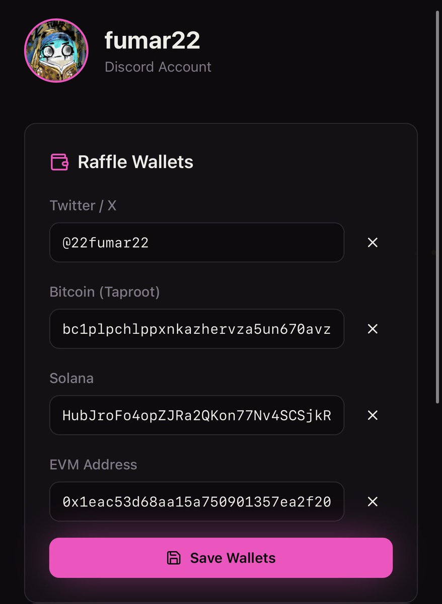 Penni Raffle bot is cooking…

<a href="/boshiSB/">Bosshi</a> is a beast ngl gib him a follow and respect ✊