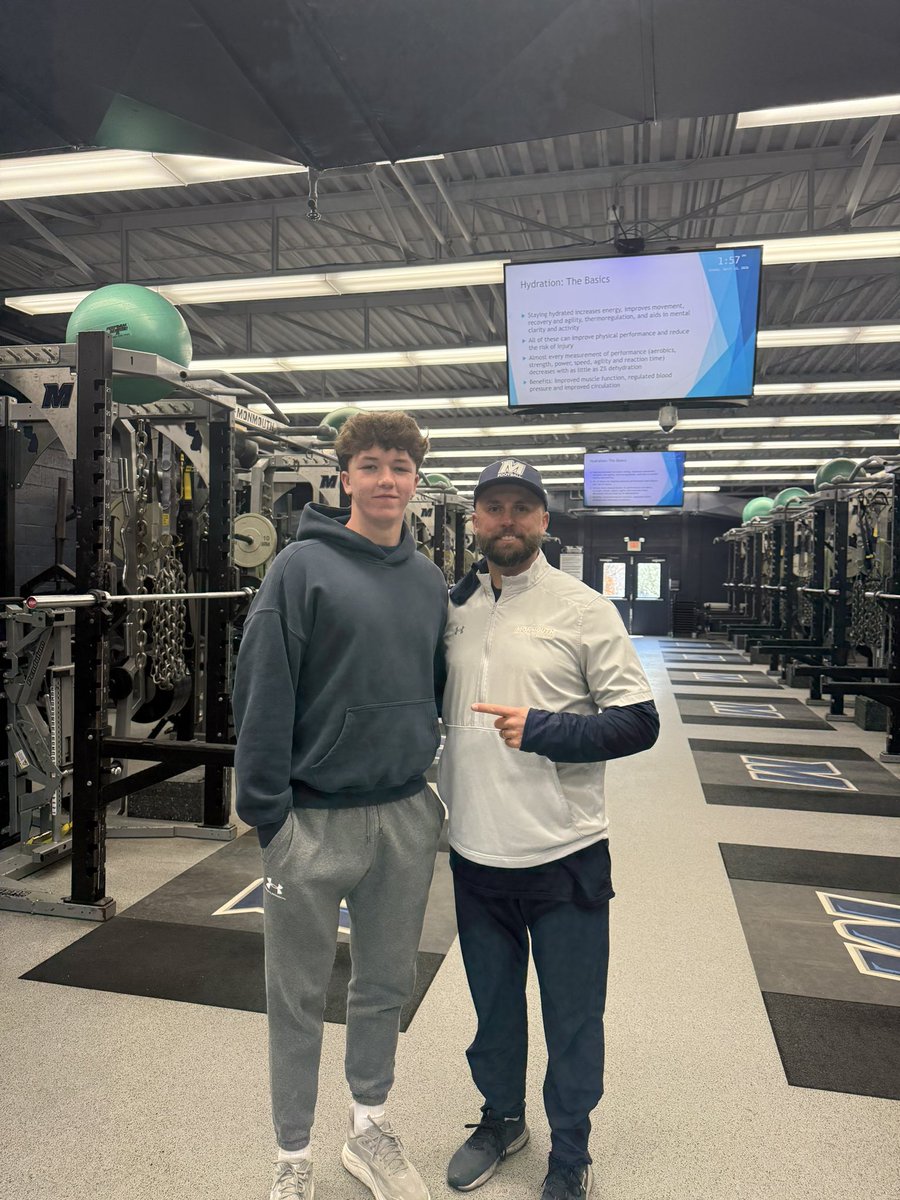 jackdrakeleyqb's tweet photo. Thank you @JimRobertsonQB for having me back at Monmouth this weekend for a spring practice. It was great to see the team on the field and go around campus. 
@CoachDennisLong @CoachJeffGallo @Coach_KCal @MUHawksFB 

@CoachGoettner @AW_VikingsFB @bhaire13 @TorreySmithWR @Tonyrazz03 @PRZVicCastillo