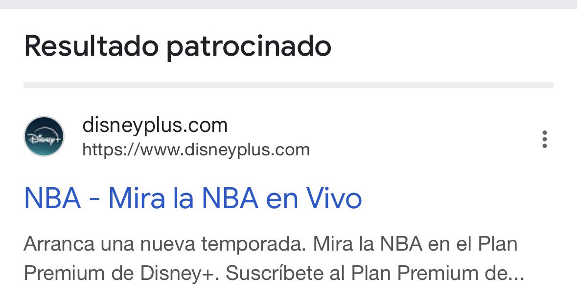 RCEVB6's tweet photo. @disneyplusla hace publicidad engañosa @SERNAC 
Te invita a ver los partidos de la @NBALatam pero solo pasa algunos, muy pocos y peor, los que son del Play-in o Play-off no los pasan todos… y más aún… suben el precio de los planes… https://t.co/dWmFsdBarl