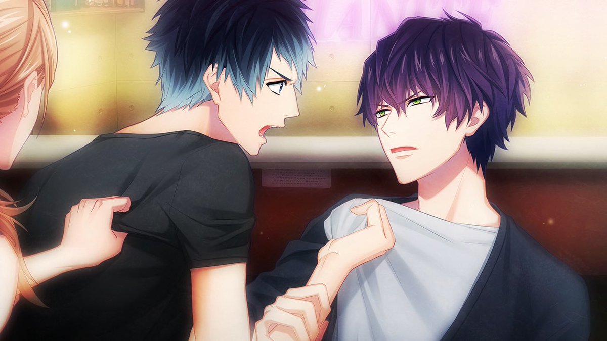 “Huh?… you don’t get it?!” 

Reaching down, Leon grabbed him by the shirt and lifted him up to say, 

“Mou zutto mae kara ai shite ita hazu na noni, jibun de kizukanai nante hontou ni baka datta wa!”