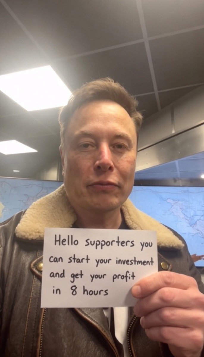 CTesla71033's tweet photo. this process is 100% reliable, legit &amp; your cash is
guaranteed back and also
Tesla company they are lot of people investing on it once you make an investment with let say like $1000 in 8 hours you will receive profit 10,000 and also a share holder of the Tesla company https://t.co/HTuoRPmbqy