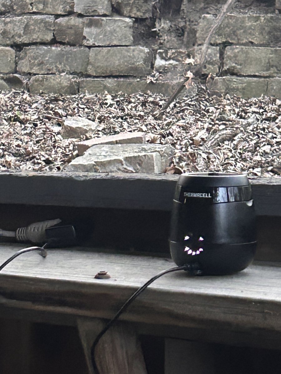 leewarren's tweet photo. When your bug zapper smiles at you … https://t.co/hqsME9MxoT