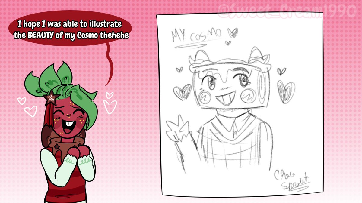 AbyCerezas's tweet image. 🍓Sprouts drawings🍓 (1/3)

Lowkey, I was inspired by @/berryfunnycakee post to do this lol...

But hey, the Sprouts draw their Cosmos