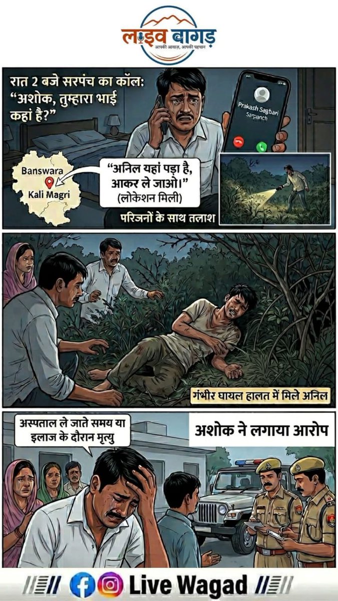अनील निनामा की हत्या कोई साधारण घटना नहीं, ये सुनियोजित साजिश है!
भजनलाल सरकार बताए आखिर अपराधियों को किसका संरक्षण है? #अनिल_हत्यारें_को_फांसी_दो
<a href="/BhajanlalBjp/">Bhajanlal Sharma</a> <a href="/RajCMO/">CMO Rajasthan</a> 
<a href="/RajPoliceHelp/">Rajasthan Police HelpDesk</a> <a href="/roat_mla/">Rajkumar Roat</a> 
<a href="/IgpUdaipur/">Udaipur Range Police</a> <a href="/BanswaraPolice/">Banswara Police</a>