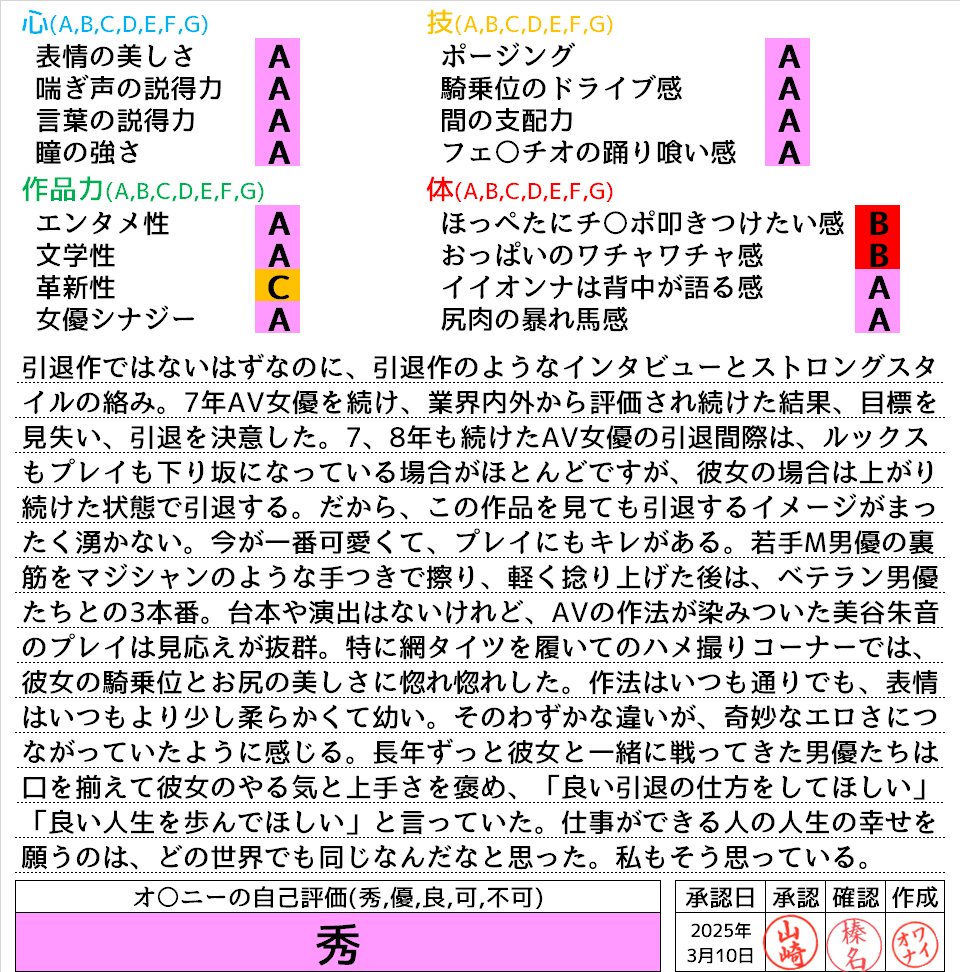 10年は語り継がれる伝説の女優